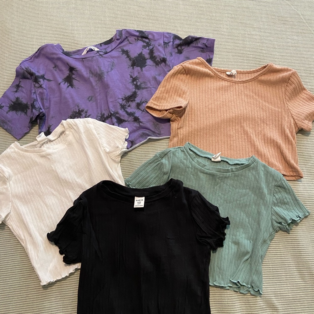 SHEIN cropped tops